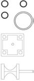 AZM181A – Kit de rénovation de vanne 3 voies à secteur en fonte